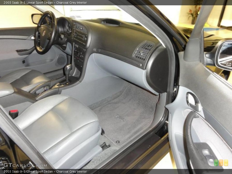 Charcoal Grey Interior Dashboard for the 2003 Saab 9-3 Linear Sport Sedan #49378559