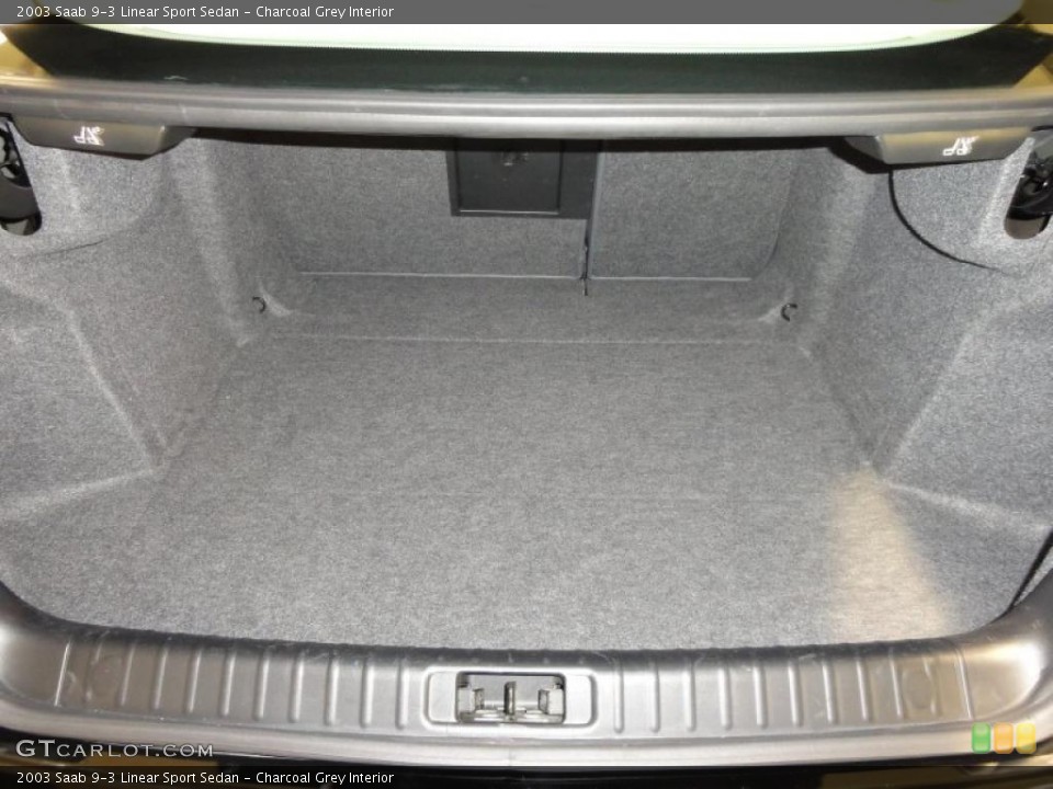 Charcoal Grey Interior Trunk for the 2003 Saab 9-3 Linear Sport Sedan #49378652