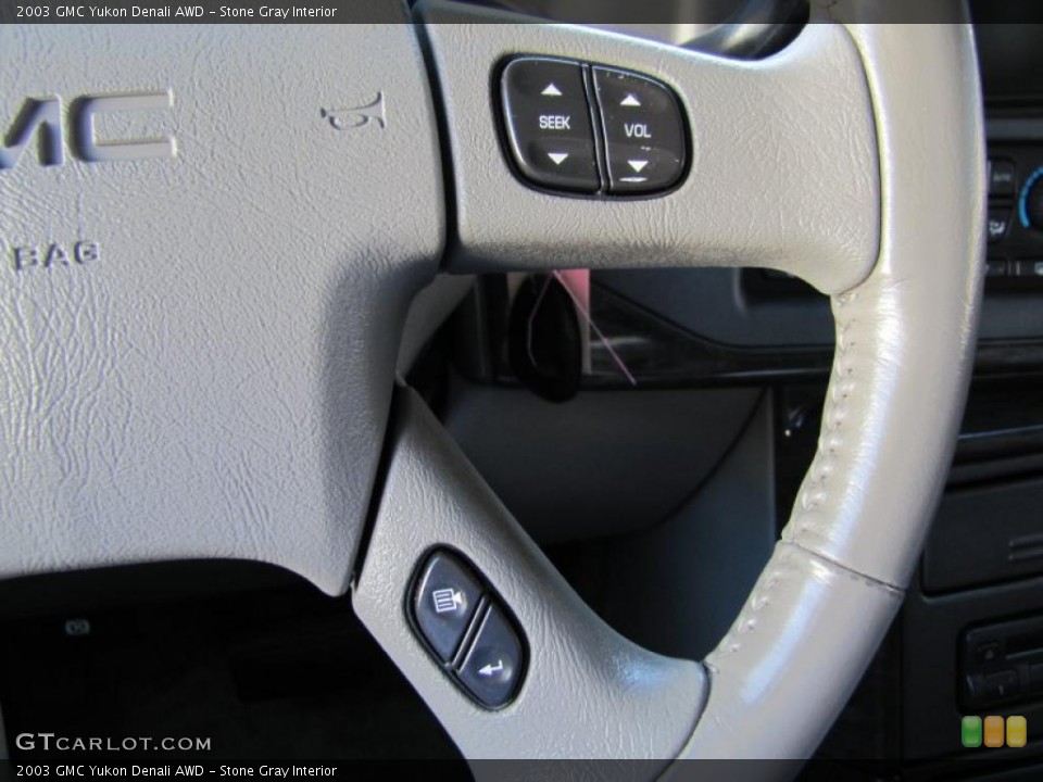 Stone Gray Interior Controls for the 2003 GMC Yukon Denali AWD #49379891