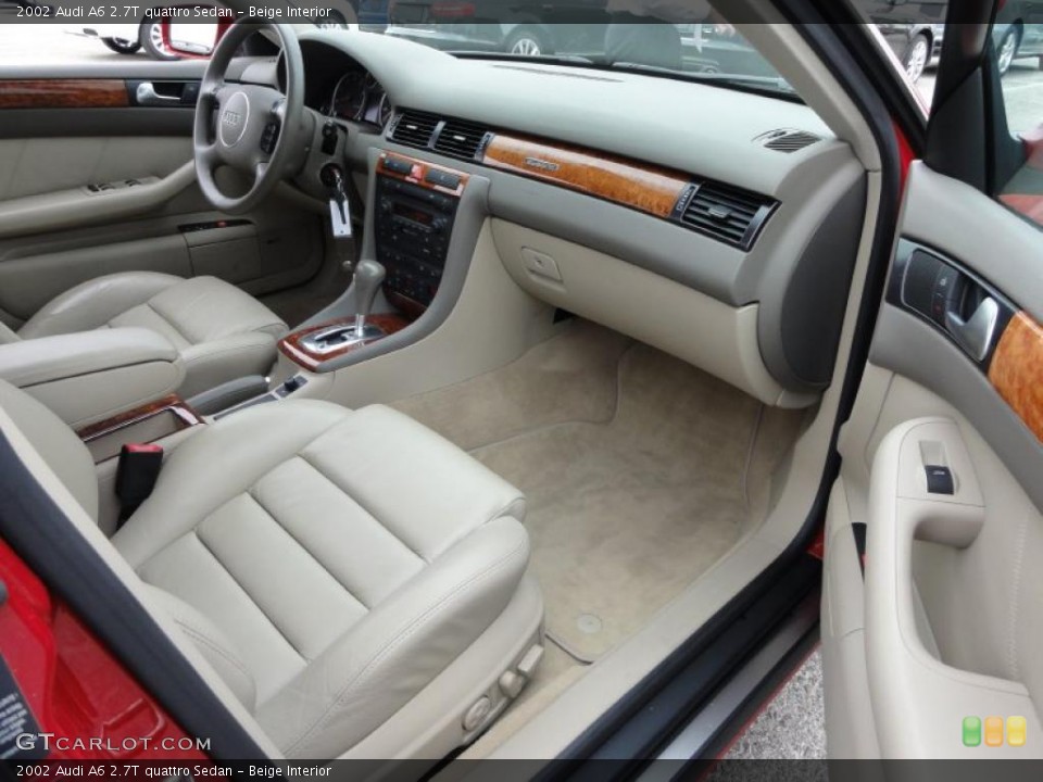 Beige Interior Dashboard for the 2002 Audi A6 2.7T quattro Sedan #49380269