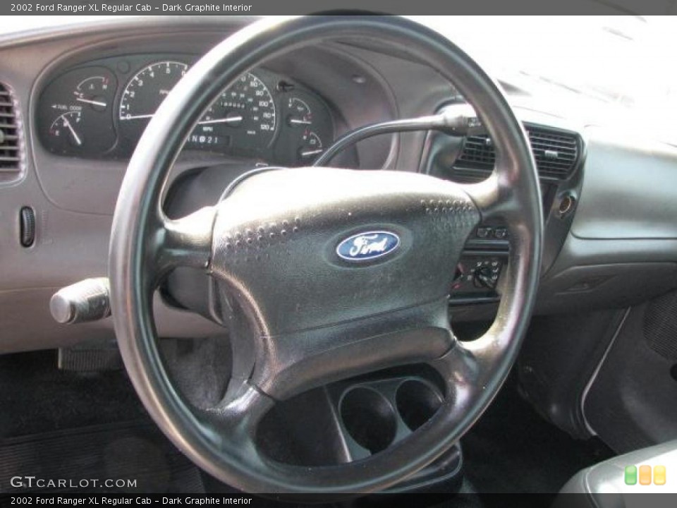 Dark Graphite Interior Steering Wheel for the 2002 Ford Ranger XL Regular Cab #49381049