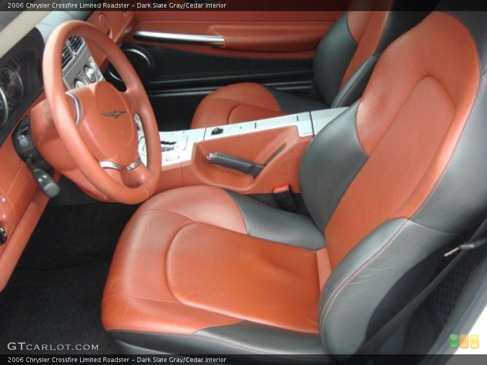 Dark Slate Gray/Cedar Interior Photo for the 2006 Chrysler Crossfire Limited Roadster #49381916
