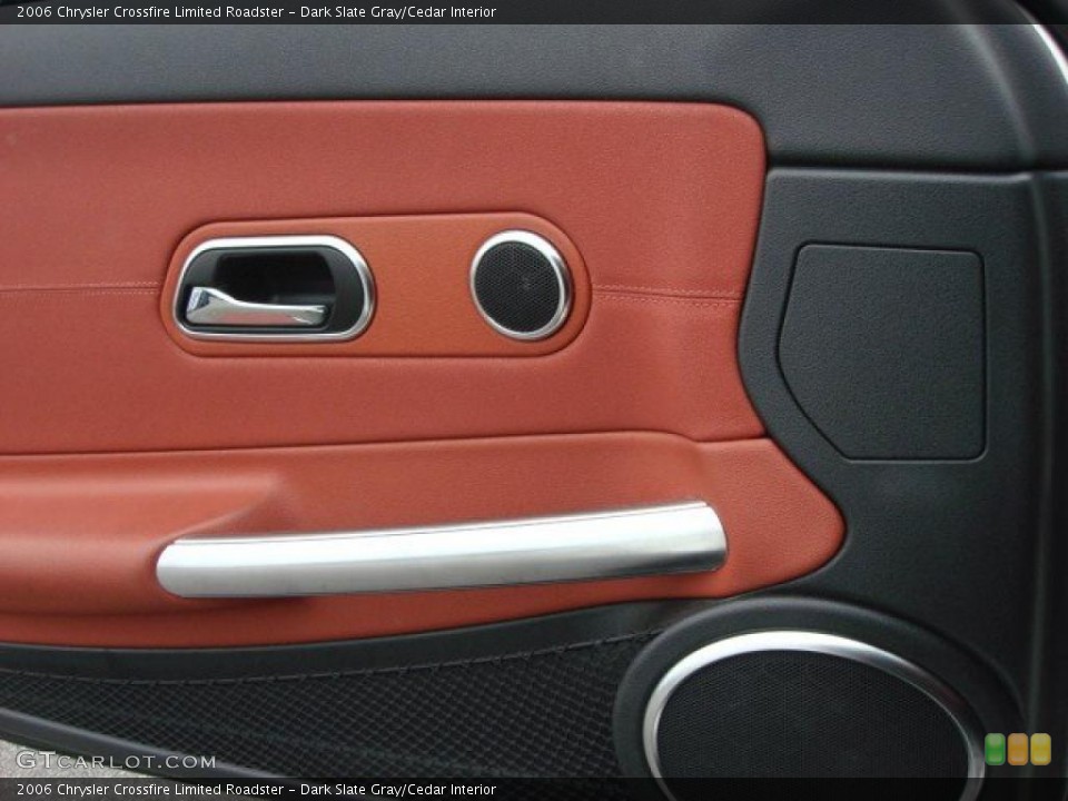 Dark Slate Gray/Cedar Interior Door Panel for the 2006 Chrysler Crossfire Limited Roadster #49381961