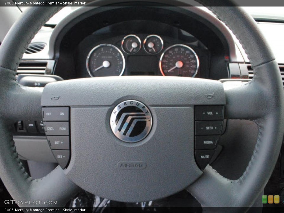 Shale Interior Steering Wheel for the 2005 Mercury Montego Premier #49382429