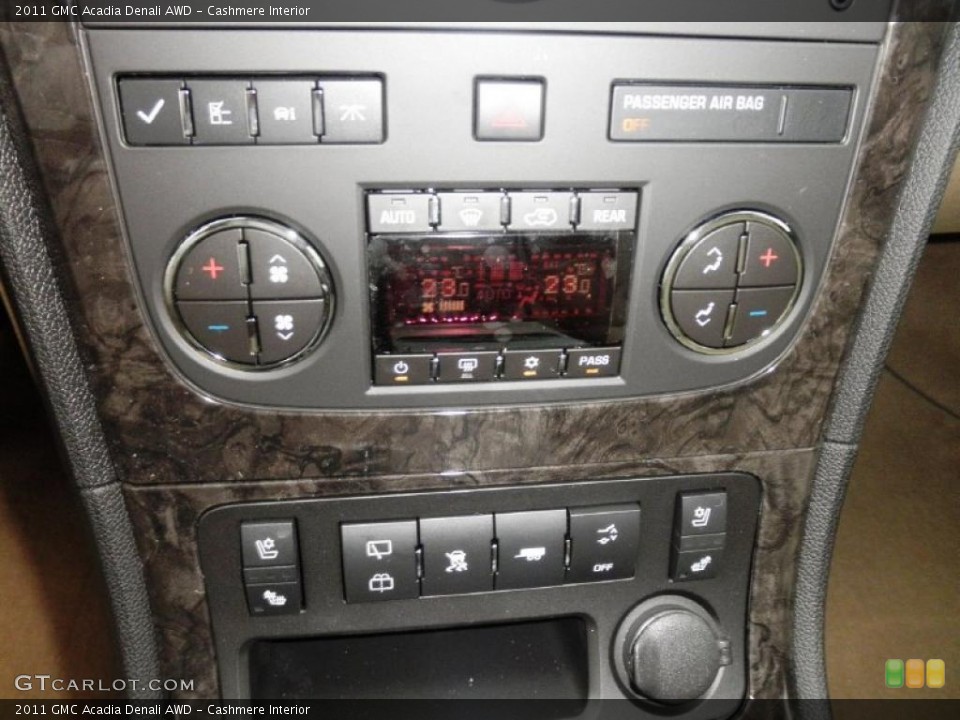Cashmere Interior Controls for the 2011 GMC Acadia Denali AWD #49382639