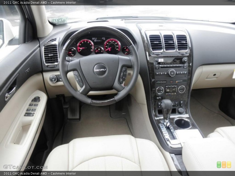 Cashmere Interior Dashboard for the 2011 GMC Acadia Denali AWD #49382720