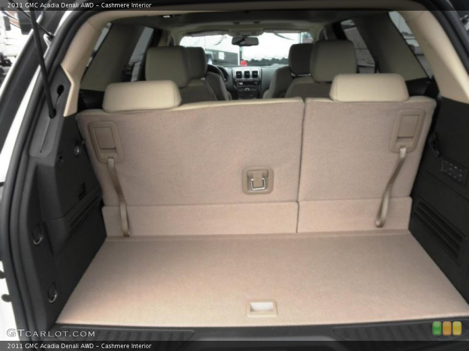 Cashmere Interior Trunk for the 2011 GMC Acadia Denali AWD #49382771