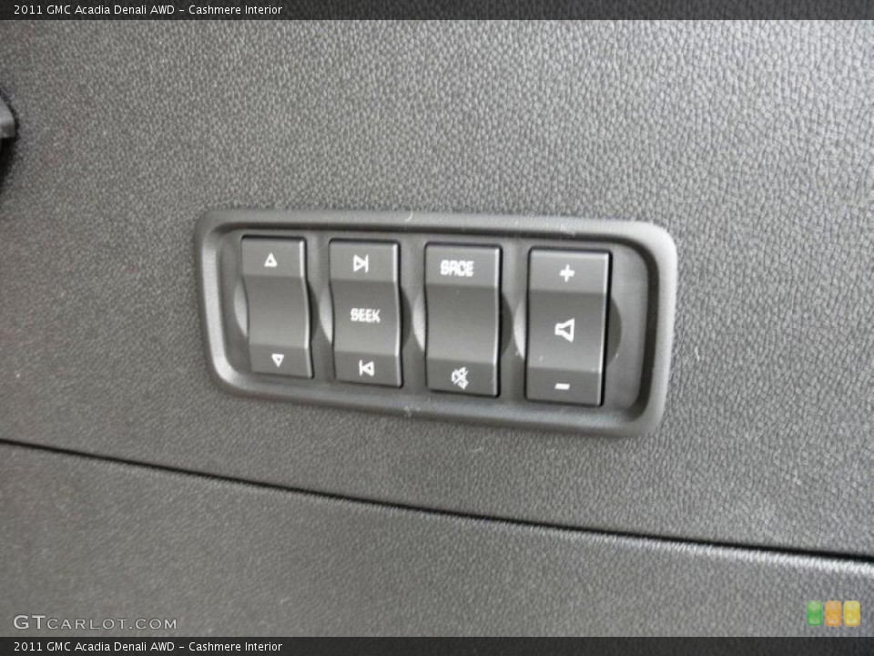 Cashmere Interior Controls for the 2011 GMC Acadia Denali AWD #49382792