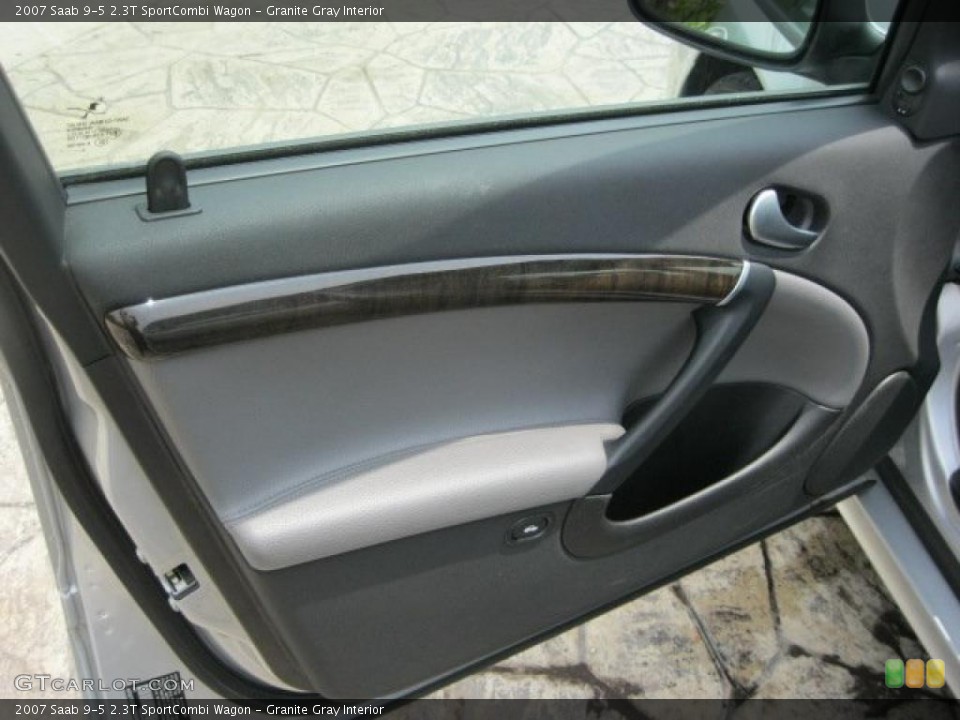 Granite Gray Interior Door Panel for the 2007 Saab 9-5 2.3T SportCombi Wagon #49383701