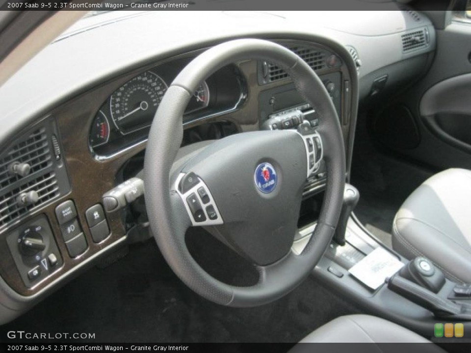 Granite Gray Interior Dashboard for the 2007 Saab 9-5 2.3T SportCombi Wagon #49383731