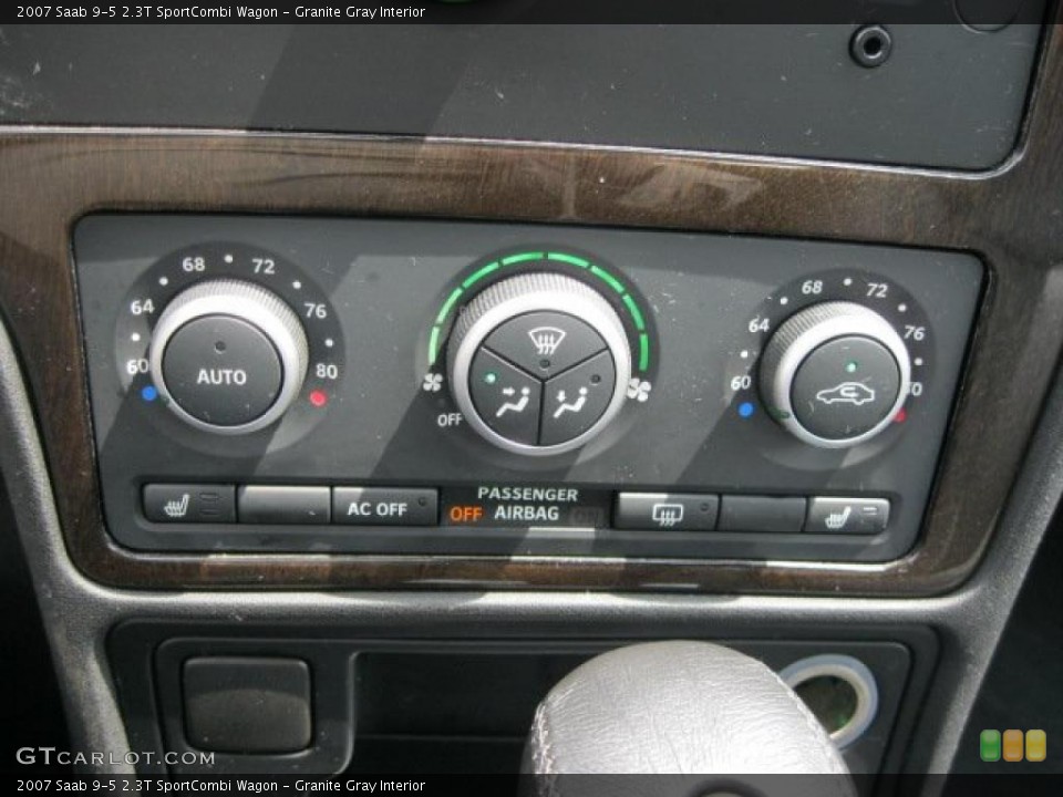 Granite Gray Interior Controls for the 2007 Saab 9-5 2.3T SportCombi Wagon #49383839