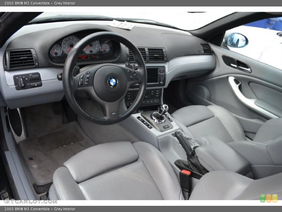 Grey Interior Photo for the 2003 BMW M3 Convertible #49383866