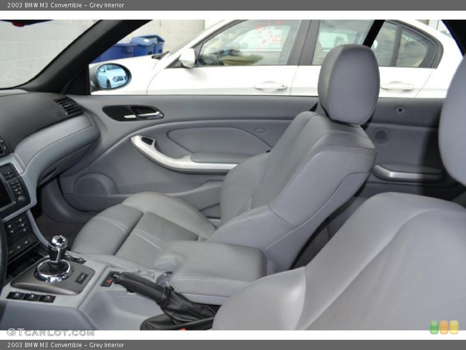 Grey Interior Photo for the 2003 BMW M3 Convertible #49383881