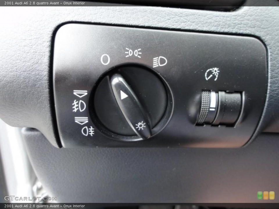 Onyx Interior Controls for the 2001 Audi A6 2.8 quattro Avant #49385847