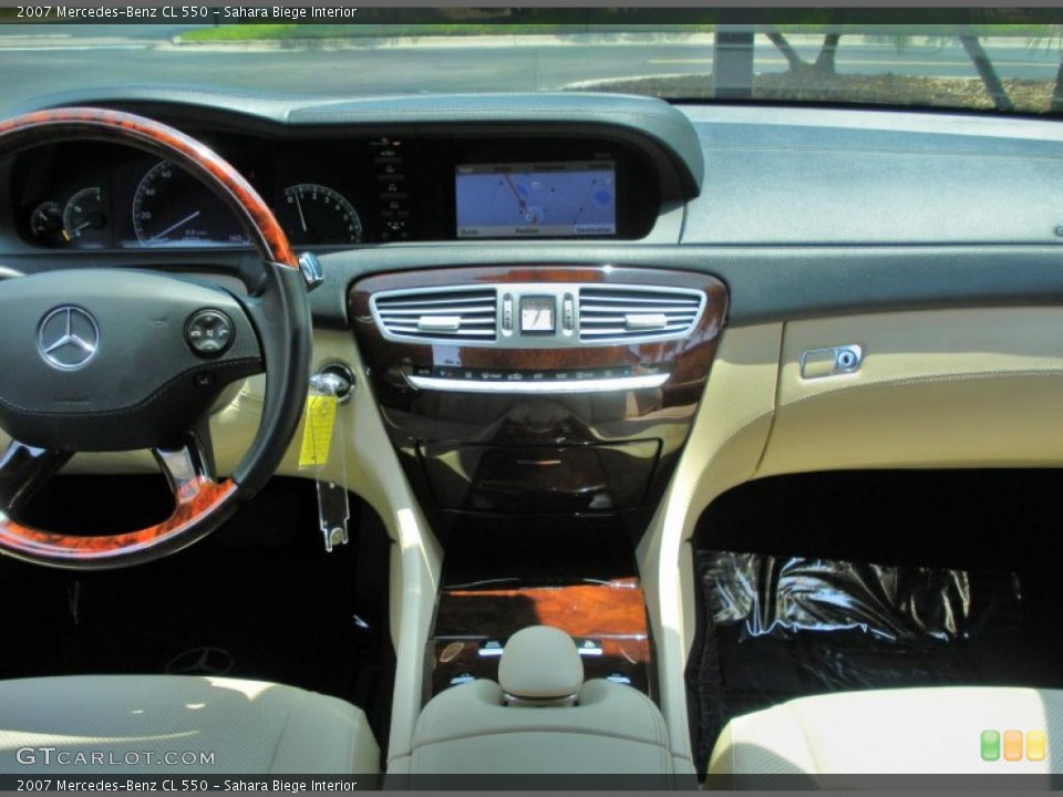 Sahara Biege Interior Dashboard for the 2007 Mercedes-Benz CL 550 #49387260