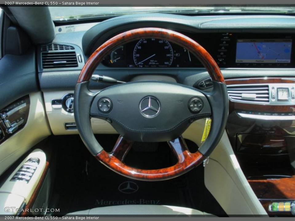 Sahara Biege Interior Steering Wheel for the 2007 Mercedes-Benz CL 550 #49387263