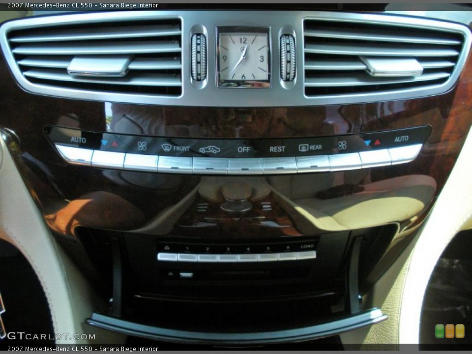 Sahara Biege Interior Controls for the 2007 Mercedes-Benz CL 550 #49387275