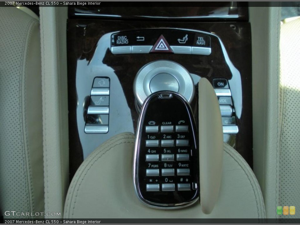 Sahara Biege Interior Controls for the 2007 Mercedes-Benz CL 550 #49387278
