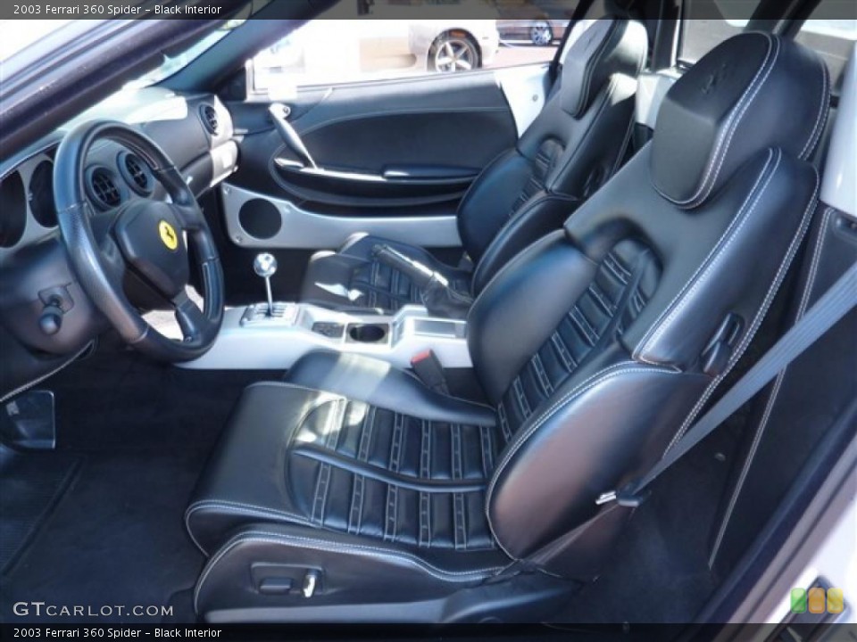Black Interior Photo for the 2003 Ferrari 360 Spider #49391141
