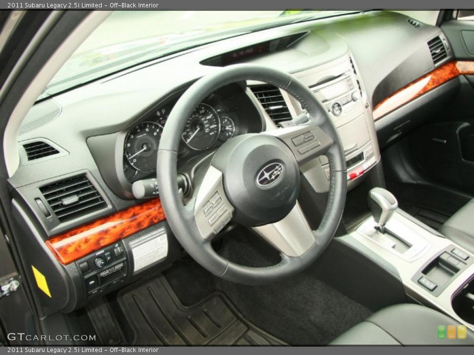 Off-Black Interior Photo for the 2011 Subaru Legacy 2.5i Limited #49394861