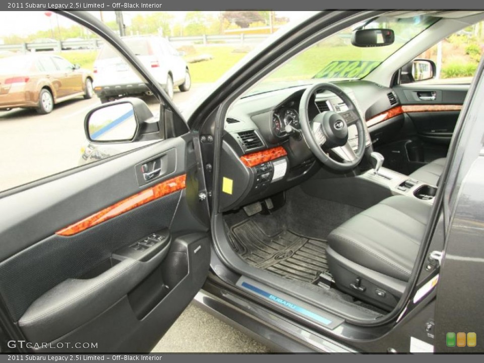 Off-Black Interior Photo for the 2011 Subaru Legacy 2.5i Limited #49394933