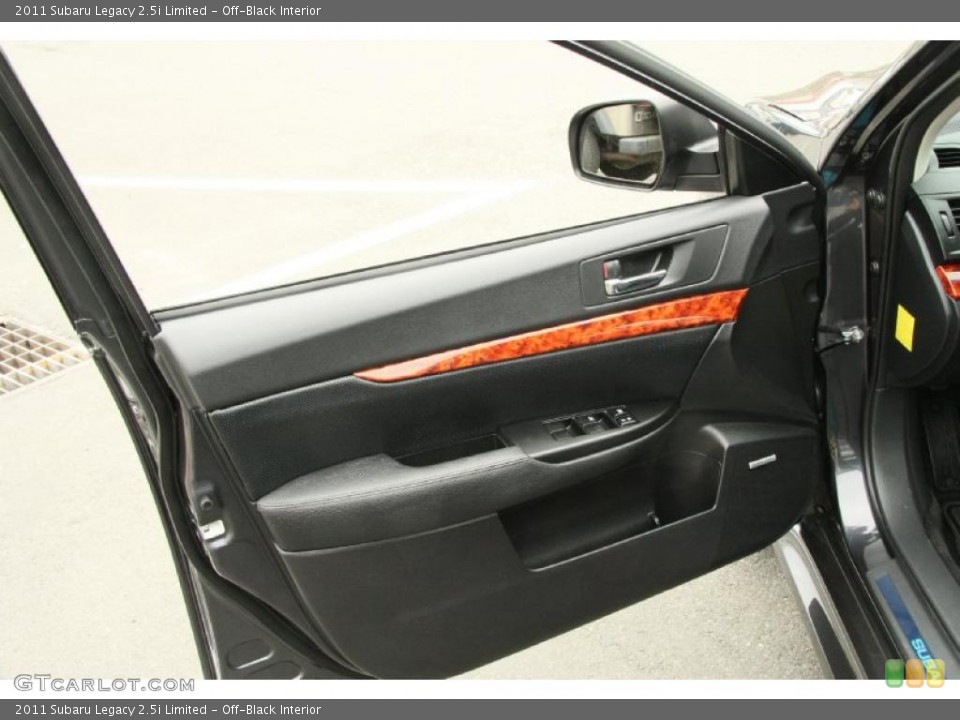 Off-Black Interior Door Panel for the 2011 Subaru Legacy 2.5i Limited #49394957