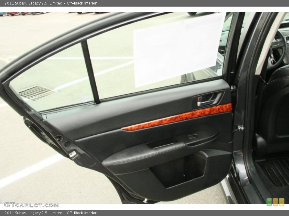Off-Black Interior Door Panel for the 2011 Subaru Legacy 2.5i Limited #49394969