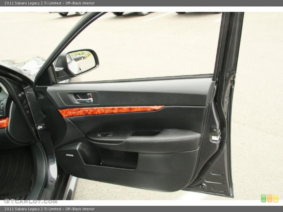Off-Black Interior Door Panel for the 2011 Subaru Legacy 2.5i Limited #49395044