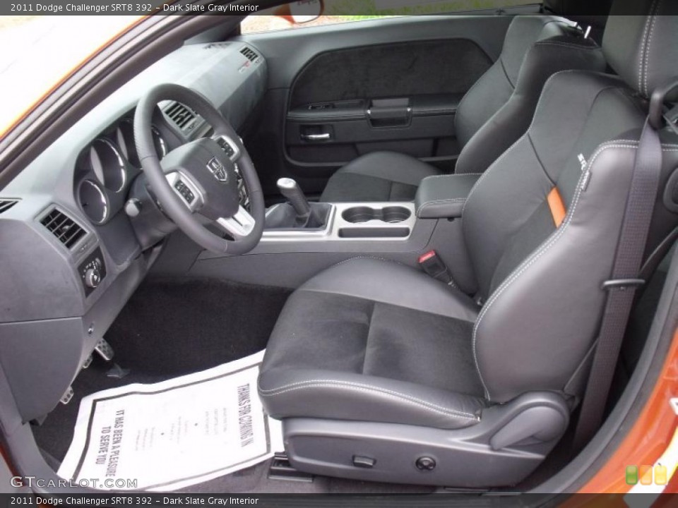 Dark Slate Gray Interior Photo for the 2011 Dodge Challenger SRT8 392 #49396226
