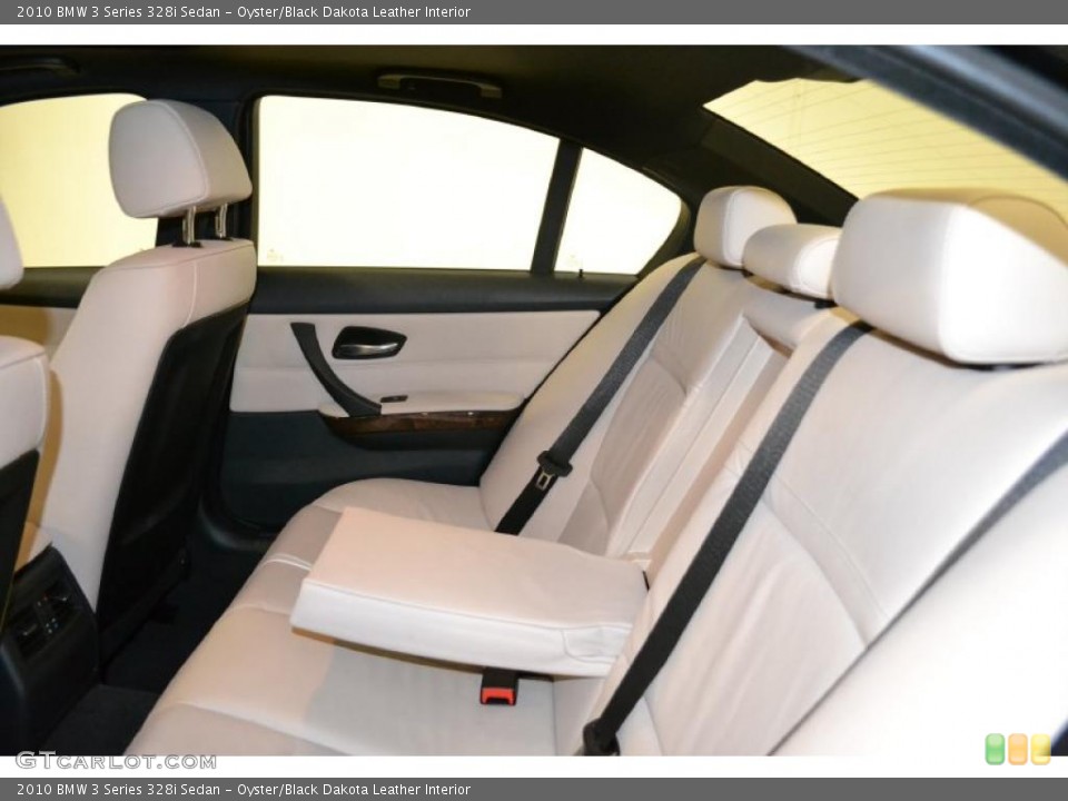 Oyster/Black Dakota Leather Interior Photo for the 2010 BMW 3 Series 328i Sedan #49396835