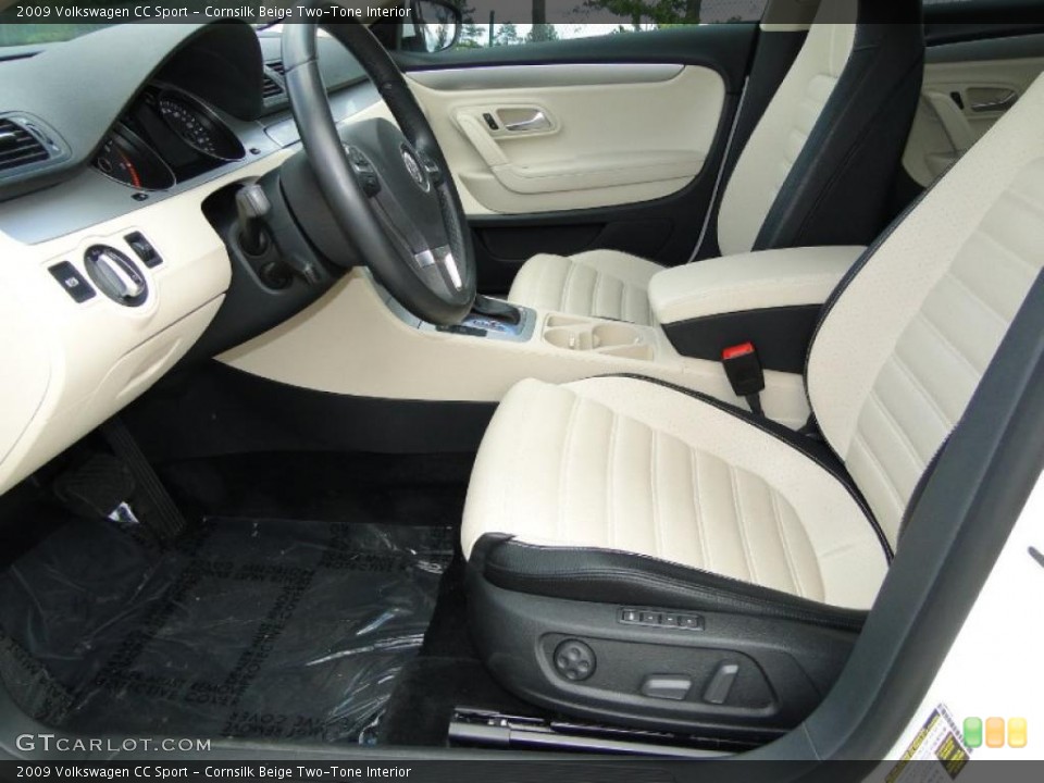 Cornsilk Beige Two-Tone Interior Photo for the 2009 Volkswagen CC Sport #49398071