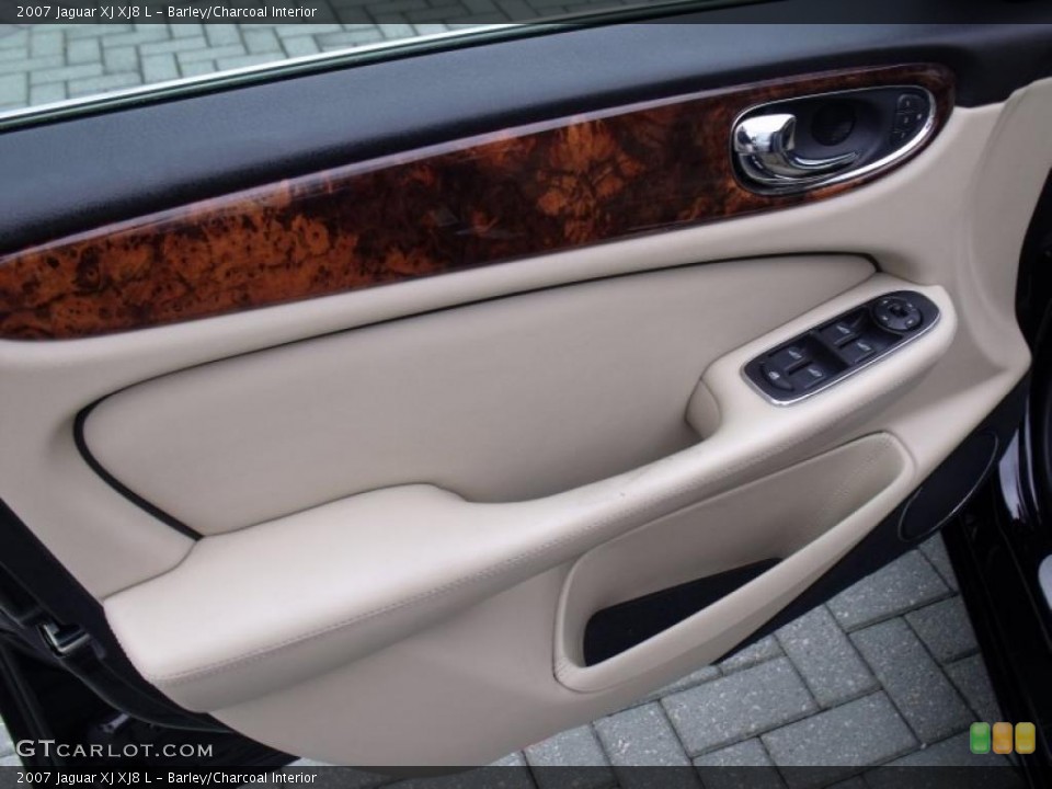 Barley/Charcoal Interior Door Panel for the 2007 Jaguar XJ XJ8 L #49399646