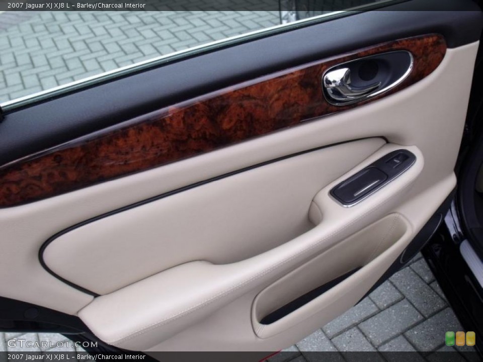 Barley/Charcoal Interior Door Panel for the 2007 Jaguar XJ XJ8 L #49399691