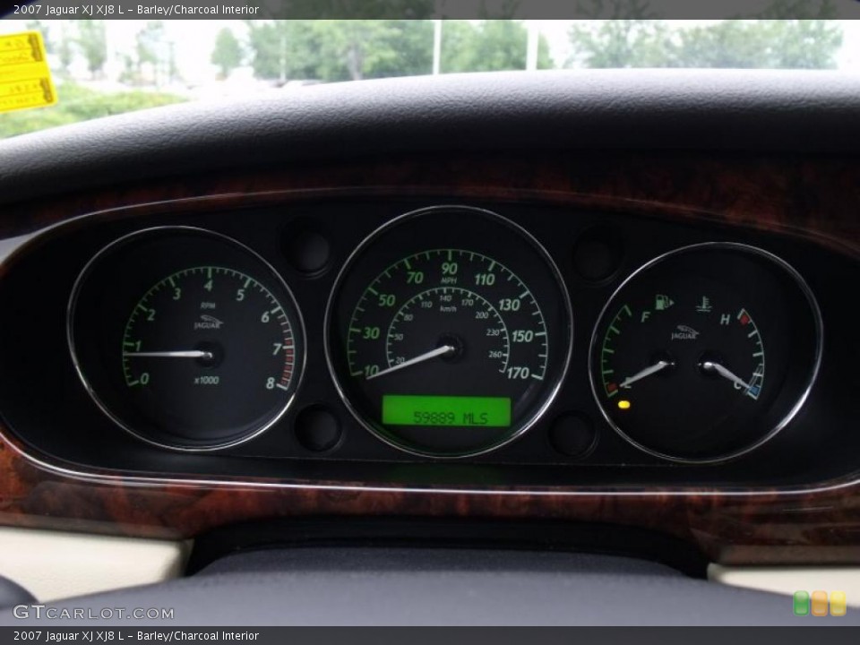 Barley/Charcoal Interior Gauges for the 2007 Jaguar XJ XJ8 L #49399847