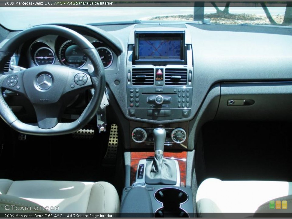 AMG Sahara Beige Interior Dashboard for the 2009 Mercedes-Benz C 63 AMG #49402451