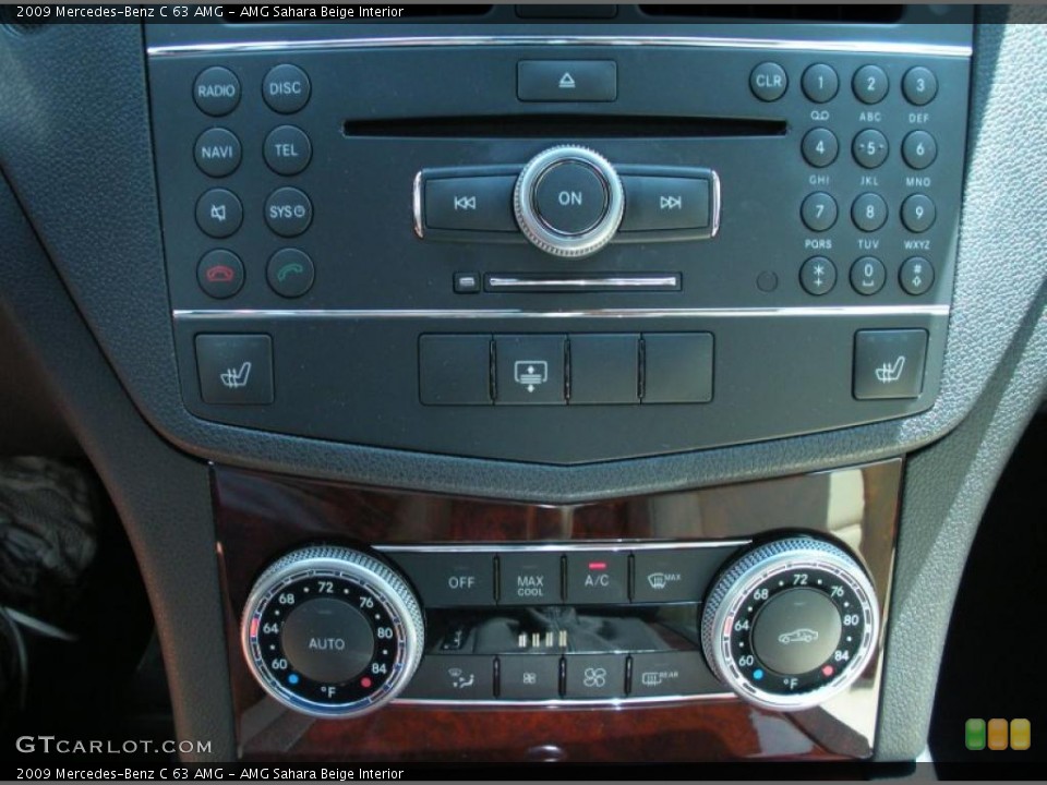 AMG Sahara Beige Interior Controls for the 2009 Mercedes-Benz C 63 AMG #49402523