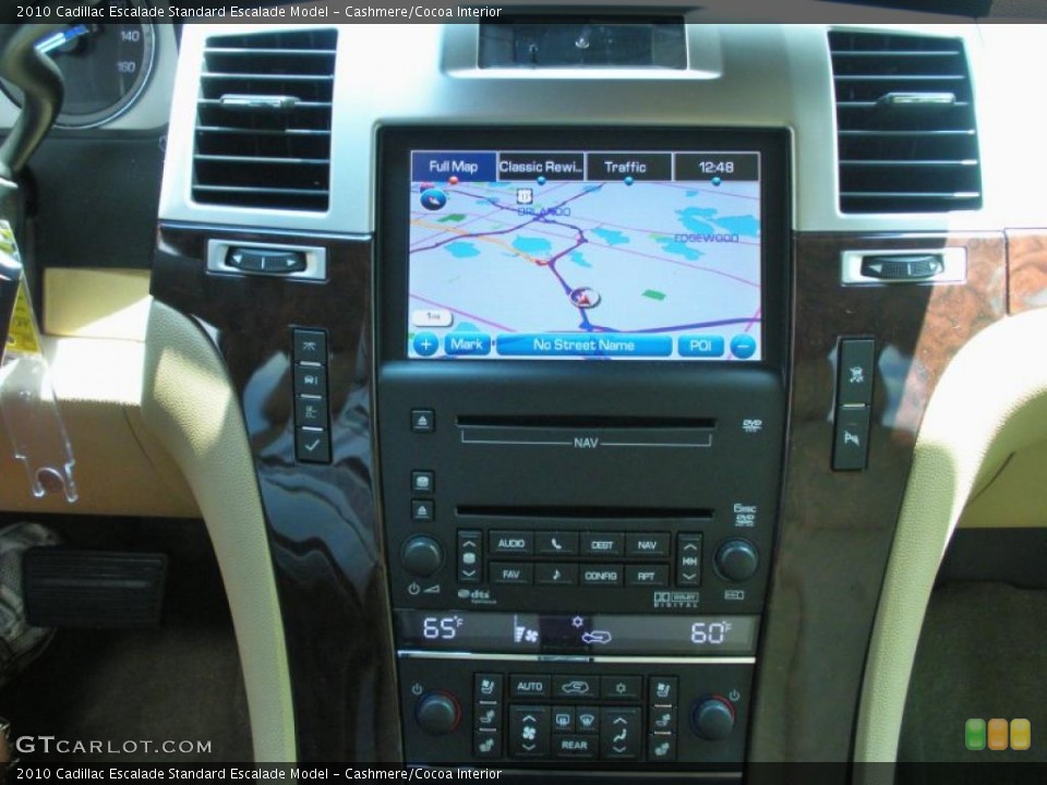 Cashmere/Cocoa Interior Controls for the 2010 Cadillac Escalade  #49403702