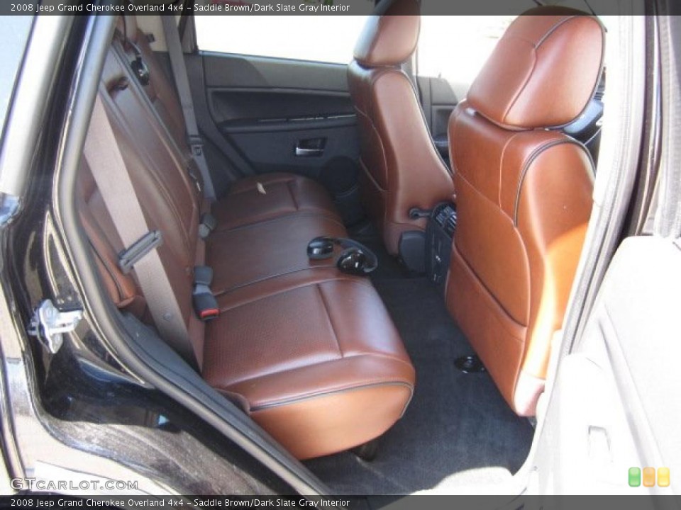 Saddle Brown/Dark Slate Gray Interior Photo for the 2008 Jeep Grand Cherokee Overland 4x4 #49404606