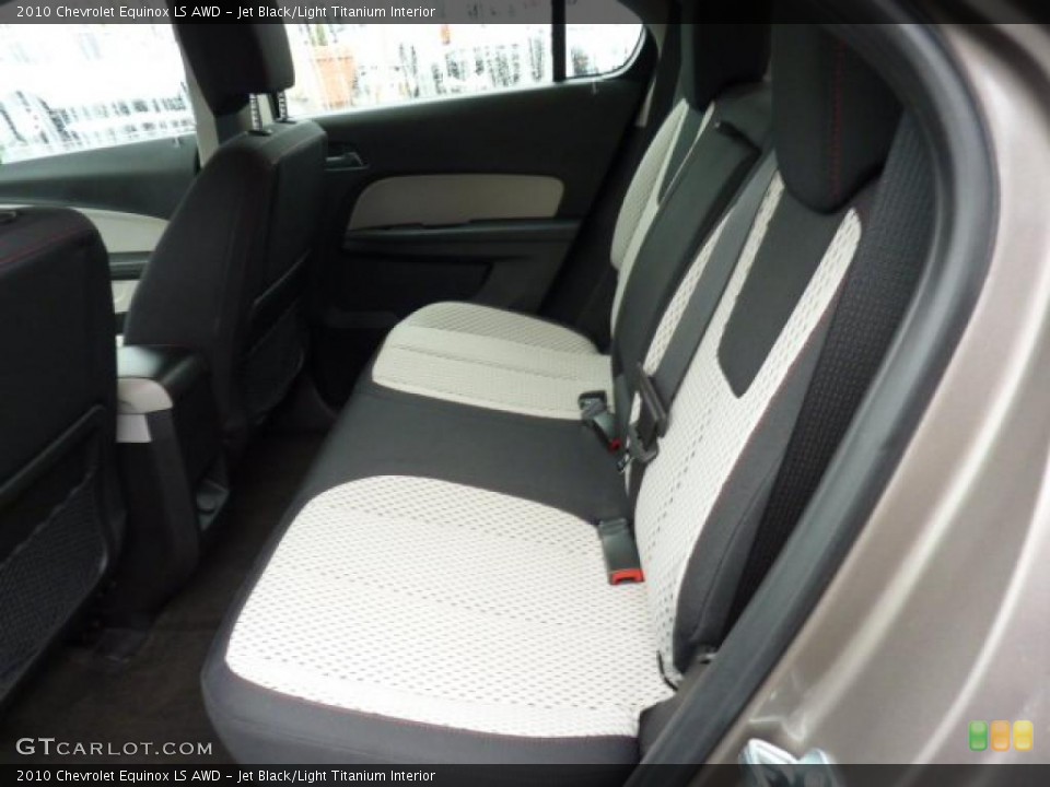 Jet Black/Light Titanium Interior Photo for the 2010 Chevrolet Equinox LS AWD #49405842