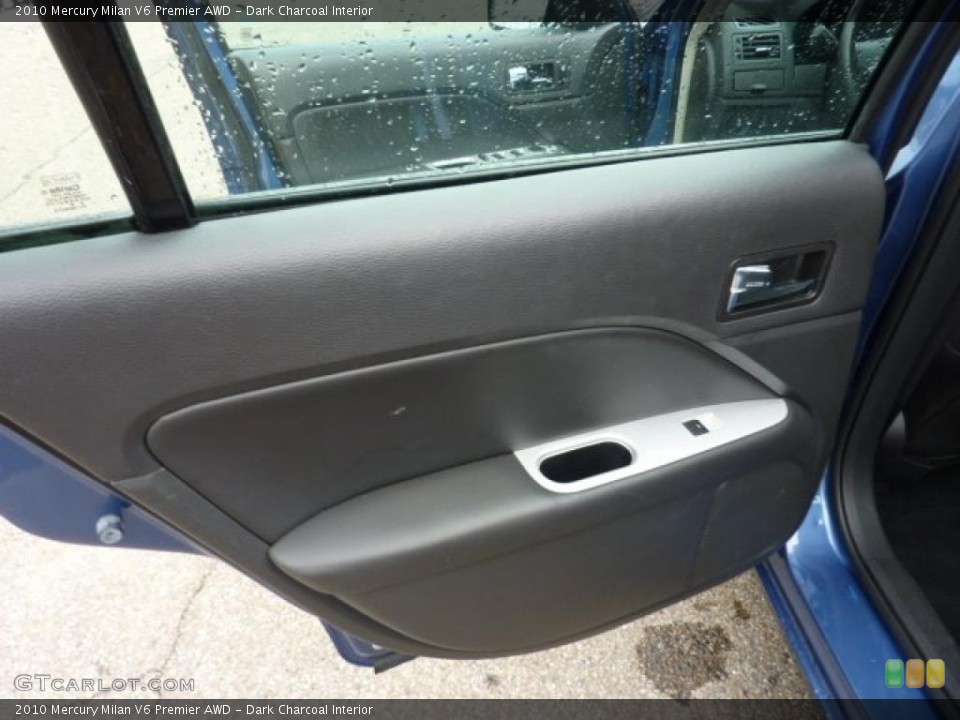 Dark Charcoal Interior Door Panel for the 2010 Mercury Milan V6 Premier AWD #49406682
