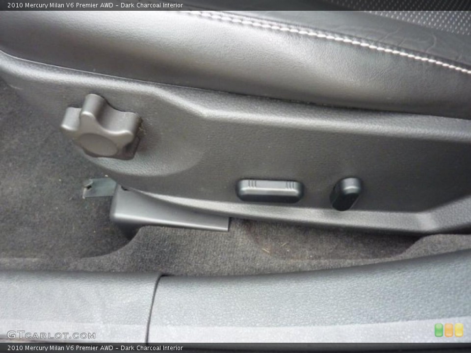 Dark Charcoal Interior Controls for the 2010 Mercury Milan V6 Premier AWD #49406712