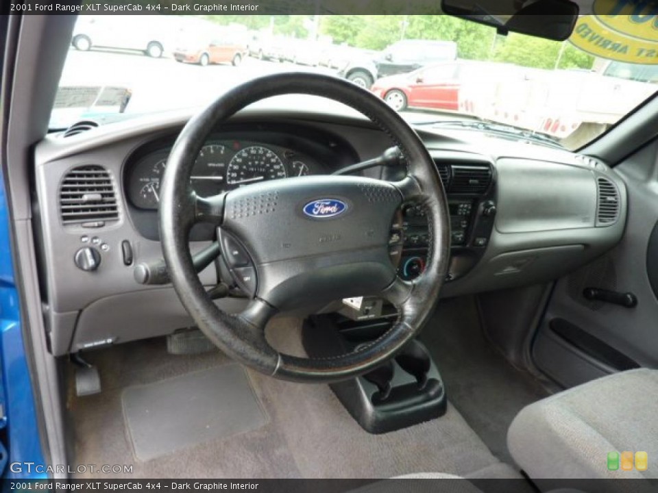 Dark Graphite Interior Dashboard for the 2001 Ford Ranger XLT SuperCab 4x4 #49408635
