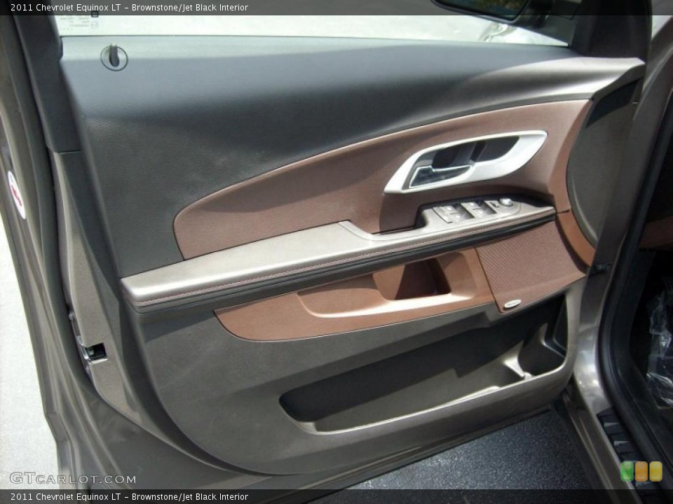 Brownstone/Jet Black Interior Door Panel for the 2011 Chevrolet Equinox LT #49412391