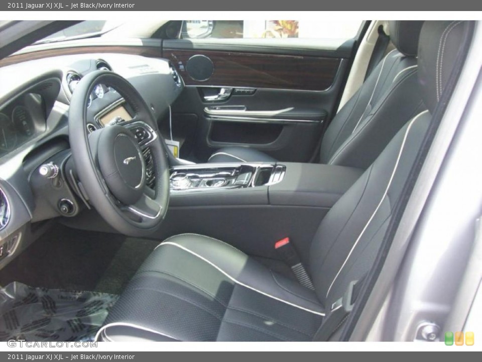 Jet Black/Ivory Interior Photo for the 2011 Jaguar XJ XJL #49412850