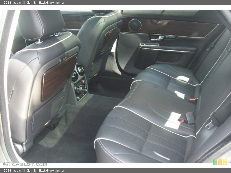 Jet Black/Ivory Interior Photo for the 2011 Jaguar XJ XJL #49412868