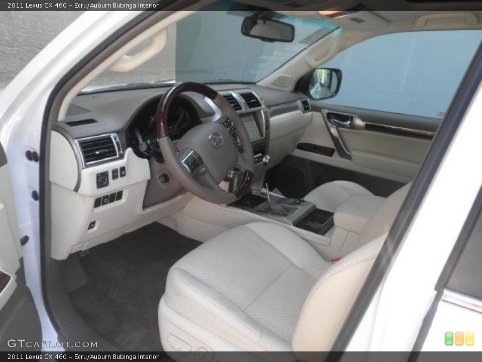 Ecru/Auburn Bubinga Interior Photo for the 2011 Lexus GX 460 #49415302