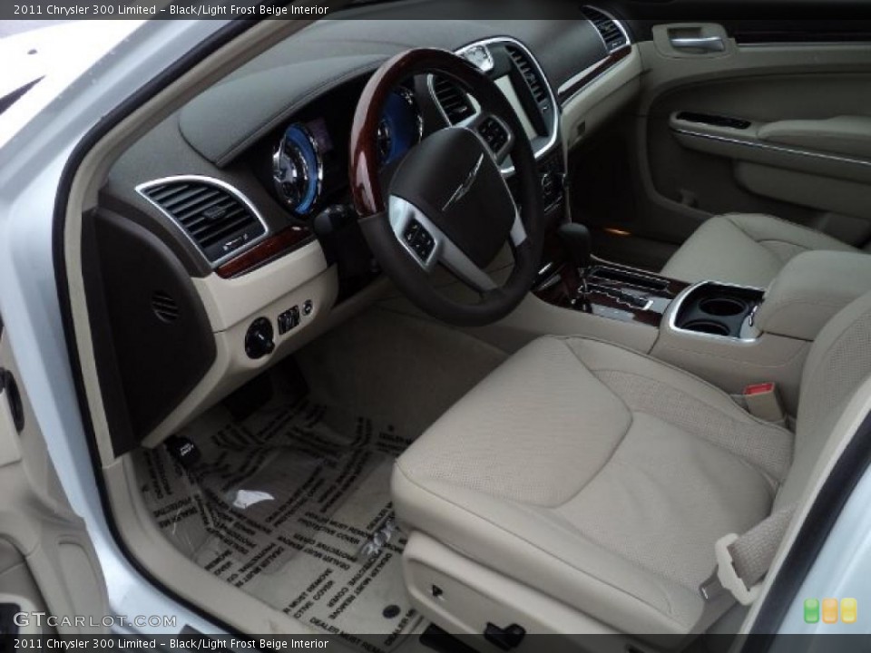 Black/Light Frost Beige Interior Photo for the 2011 Chrysler 300 Limited #49416493