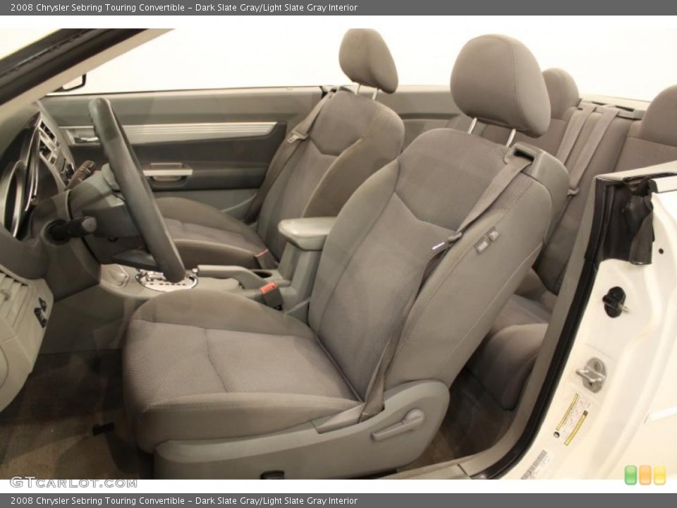 Dark Slate Gray/Light Slate Gray Interior Photo for the 2008 Chrysler Sebring Touring Convertible #49417489