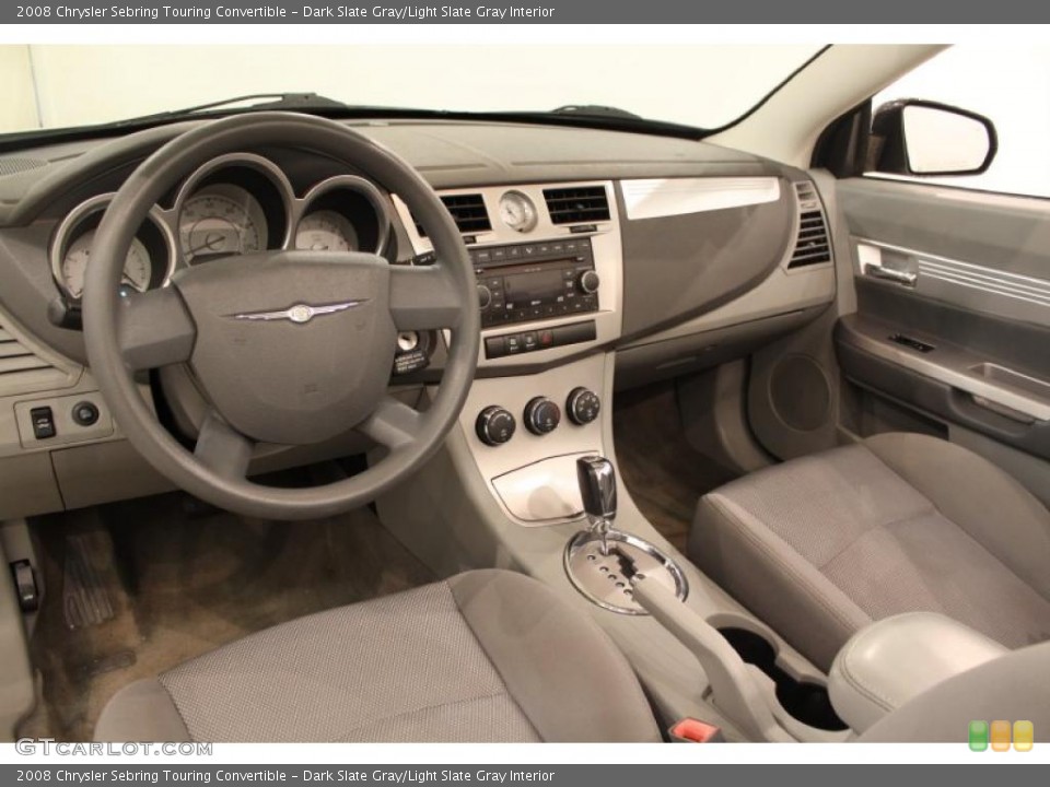 Dark Slate Gray/Light Slate Gray Interior Photo for the 2008 Chrysler Sebring Touring Convertible #49417492