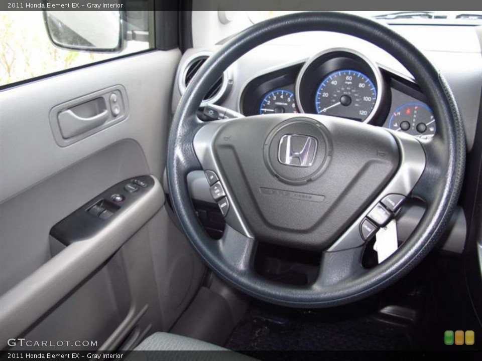 Gray Interior Steering Wheel for the 2011 Honda Element EX #49419883